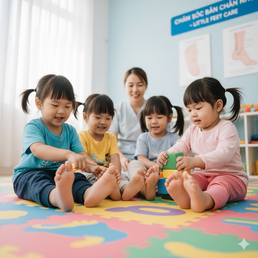 Bàn Chân Bẹt Ở Trẻ Nhỏ: Nhận Biết Sớm Để Bảo Vệ Dáng Đi Và Cột Sống
